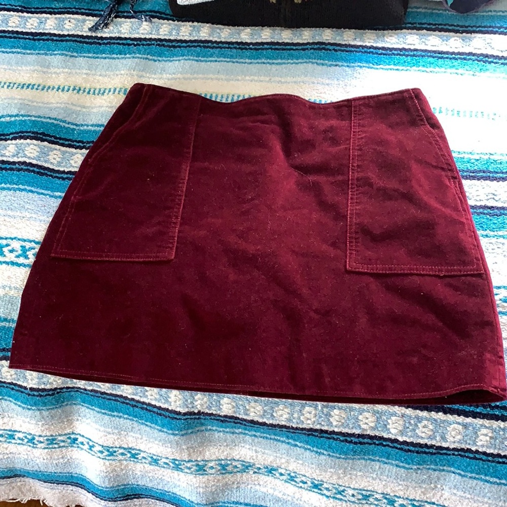 Gap Velvet skirt